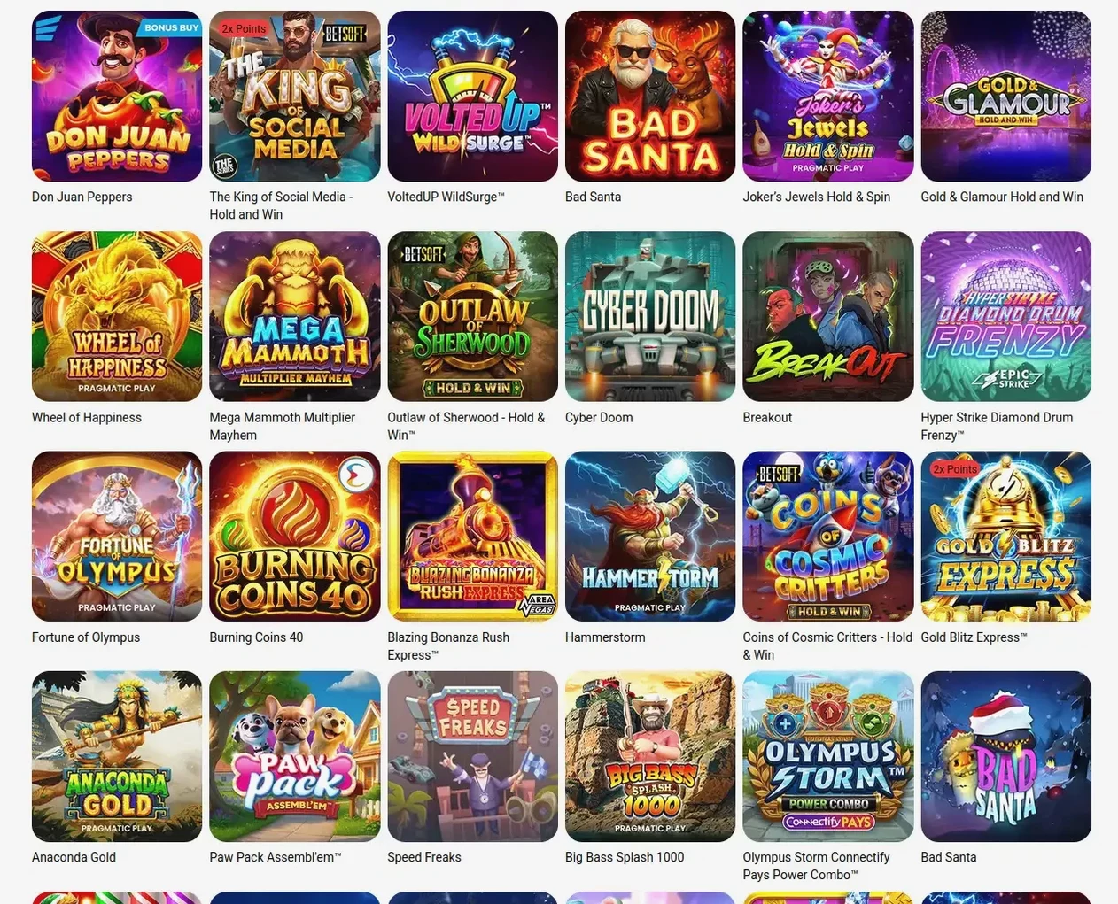 Игровой каталог Апекс Спинс